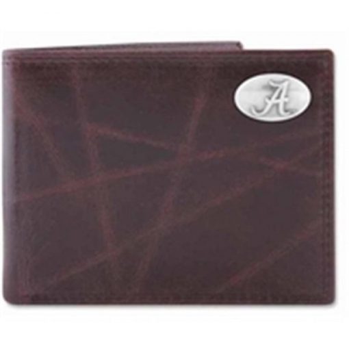 Zep-Pro Alabama Passcase Wrinkle Leather Wallet #UAL-IWT1-WRNK