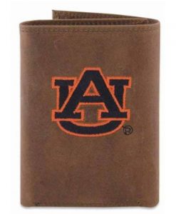 Zep-Pro Auburn Trifold Embroidered Leather Wallet #UAU-IWE2-CRZH