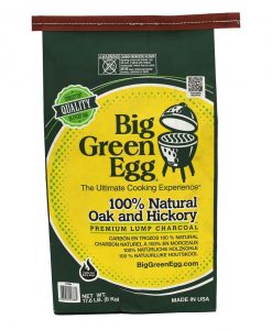 big green egg charcoal 100% oak hickory