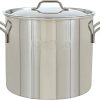 Bayou Classic 20QT Stainless Brew Kettle W Lid #1420