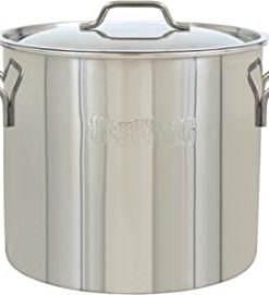 Bayou Classic 40QT Stainless Brew Kettle With Lid #1440