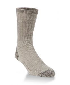 Hiwassee Heavy Outdoor Crew Socks - Large -Light Brown #H1008