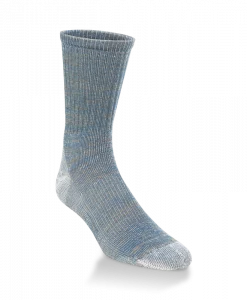 Hiwassee Light Weight Outdoor Tech Socks - Large - Denim/Coyote #H1011