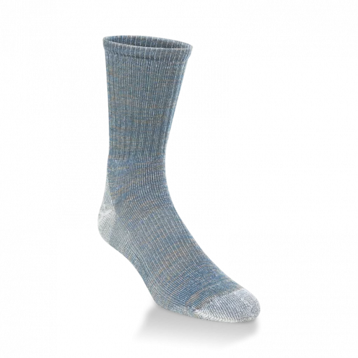 Hiwassee Light Weight Outdoor Tech Socks - Large - Denim/Coyote #H1011