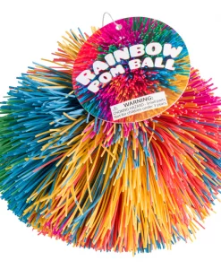 Toysmith Rainbow Pom Ball #7809