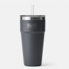 Yeti Rambler 26 Oz. Stackable Cup W/ Lid - Charcoal #21071501189