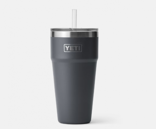 Yeti Rambler 26 Oz. Stackable Cup W/ Lid - Charcoal #21071501189