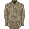 Drake Men's Mesh Back Flyweight Long Sleeve Shirt With Scent Control #DNT1013