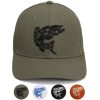 Paramount Rock Fish 3-D Puff Embroidery Performance RipStop Fishing Hat #PAO1081