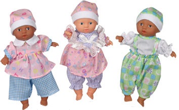 ToySmith Mini Babies-Asst Skin Tones #65514