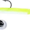 Road Runner Slabalicious 1/16oz Jig With Spinner- White/Chartreuse #702-080