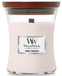 WoodWick Medium Candle – Sheer Tuberose #254979