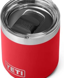 Yeti Rambler 10 oz. Lowball W/ Magslider Lid - Rescue Red #21071501966