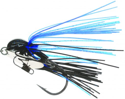 Humdinger Zig Zag 3/8oz Nickel Blade - Black/Blue #HZZ38N-M