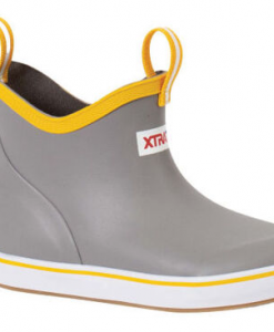 XTRATUF Big Kids' Ankle Deck Boot - Grey #XKAB107