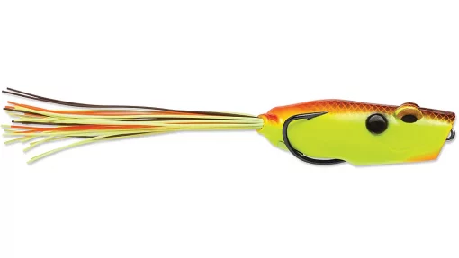 Terminator Popping Frog 2.5 Hot Chartreuse Shad #TPF25314