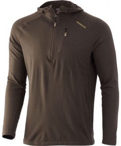 Nomad Men's Durawool Baselayer Hoodie Mud #N5000059-316