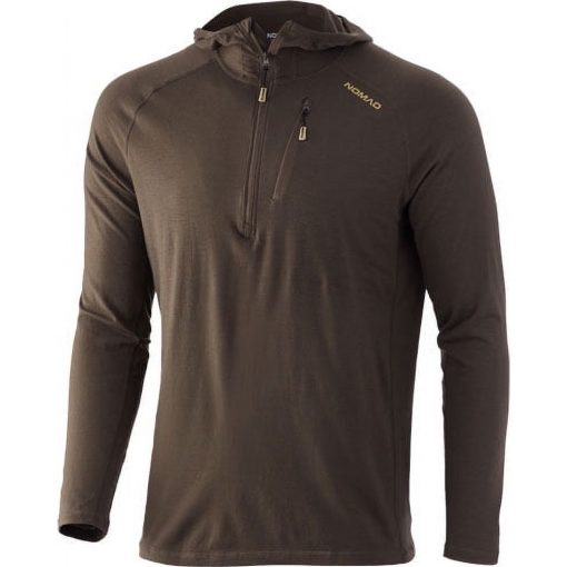 Nomad Men's Durawool Baselayer Hoodie Mud #N5000059-316