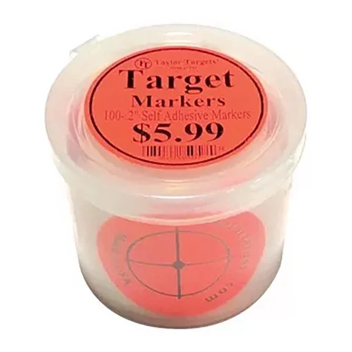 Taylor Targets Red Target Markers - 100 Pieces #REDMRKRS