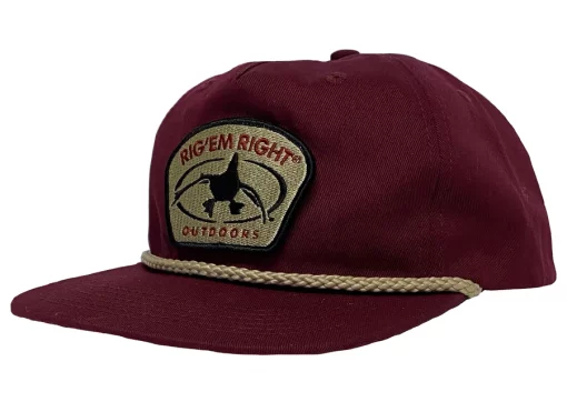 Rig Em Right Lightweight Rope and Patch Hat #005-LCR