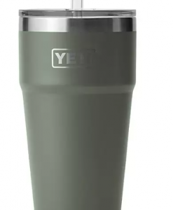 Yeti Rambler 26 Oz. Stackable Cup W/ Straw Lid - Camp Green #21071501691