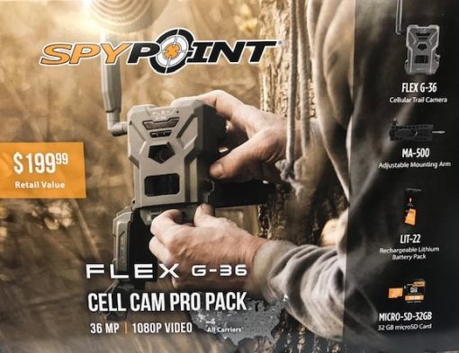 Spypoint Flex-G36 Cellular Trail Camera Bundle