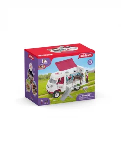 Schleich Mobile Vet With Hanoverian Foal #42439