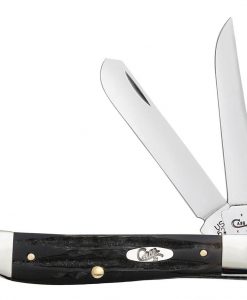 Case Knife Jigged Buffalo Horn Mini Trapper #65016