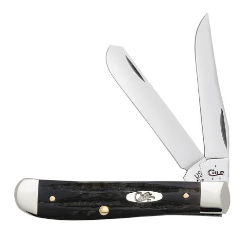 Case Knife Jigged Buffalo Horn Mini Trapper #65016