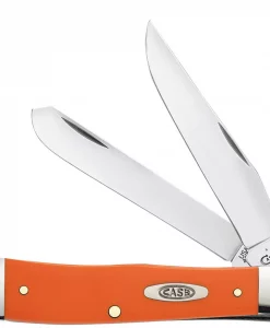 Case Knife Orange Synthetic Trapper #80500