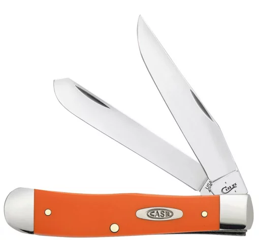 Case Knife Orange Synthetic Trapper #80500