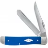 Case Knife Smooth Blue G-10 Mini Trapper With XX Diamond Shield #C16751