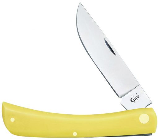Case Knife Yellow Synthetic CV Sod Buster #C00038