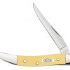Case Knife Yellow Synthetic Small Texas Toothpick #C81095