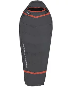 ALPS Mountaineering Wisp Sleeping Bag - Charcoal And Red #4900042