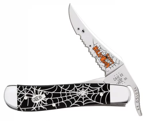 RussLock Halloween Smooth Black Synthetic Case Knife #10623