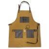 Bayou Classic Waxed Canvas And Leather Grill Apron #500-714