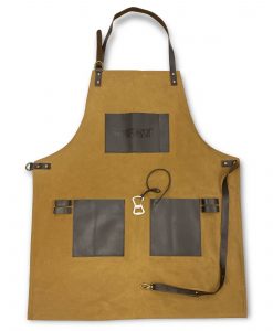 Bayou Classic Waxed Canvas And Leather Grill Apron #500-714