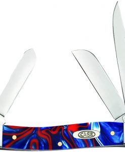 Case Knife Kirinite Patriot Medium Stockman Stainless Pocket Knife #11201
