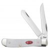 Case Knife Standard Jig White Synthetic Mini Trapper #60186