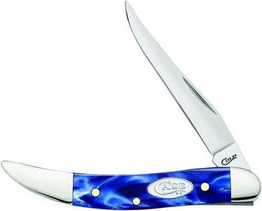 Case Small Texas Toothpick Knife - Sparxx Blue #23437