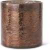 K & K Interiors 6" Antique Bronze Matte Glass Cylinder #16107B-SIBZ-3