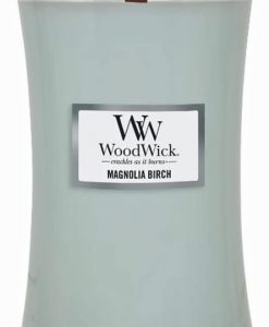 WoodWick Large Hourglass Candle - Magnolia Birch #NW1720904