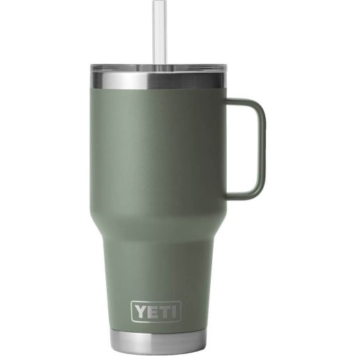 Yeti Rambler 35oz Mug With Straw Lid - Camp Green #21071502440