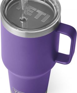 Yeti Rambler 35oz Mug With Straw - Stainless Steel - Peak Purple #21071502361