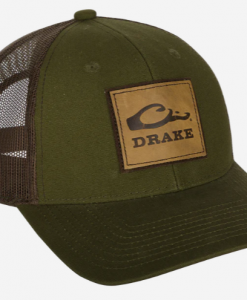 Drake Leather Patch Mesh Back Cap #DH4160-DGO