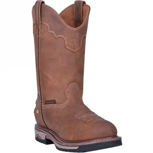 Dan Post Men's Journeyman Waterproof Boots - Saddle Brown #DP69502