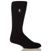 Heat Holders Men's Lite Dunlin Solid Crew Sock - Black #MH2001BLK
