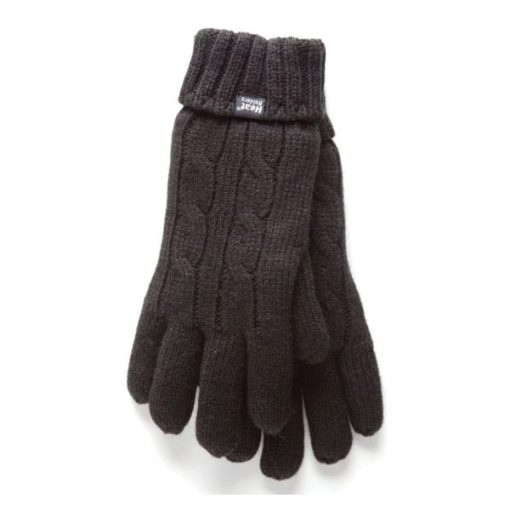 Heat Holders Women's Amelia Solid Cable Knit Gloves #LHHG94