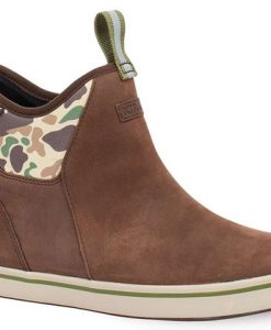 Xtratuf Men's Leather Ankle Deck Boot - Brunette Chocolate #XALDCAM